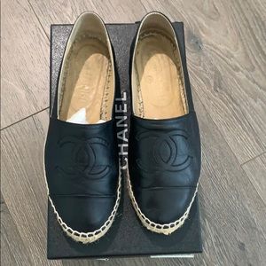 Chanel espadrilles.